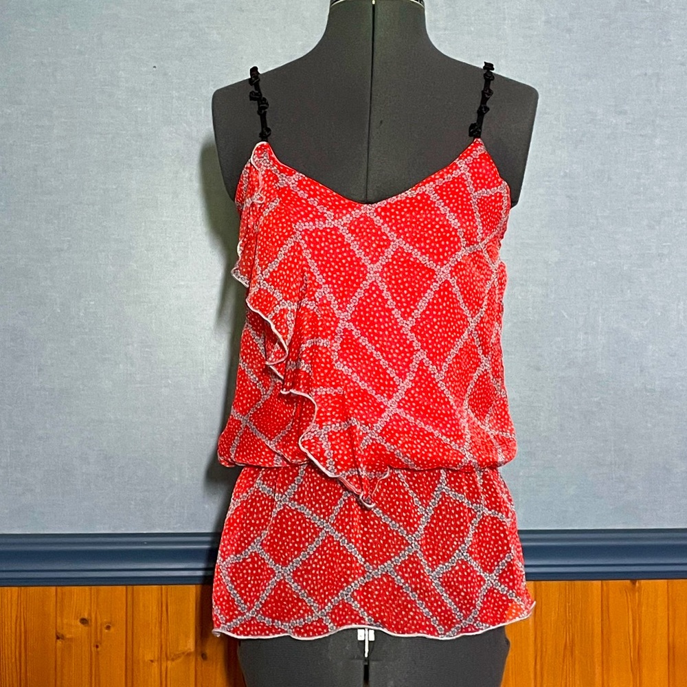 🔥3 for $15 Sale- Hello Miss red camisole top
